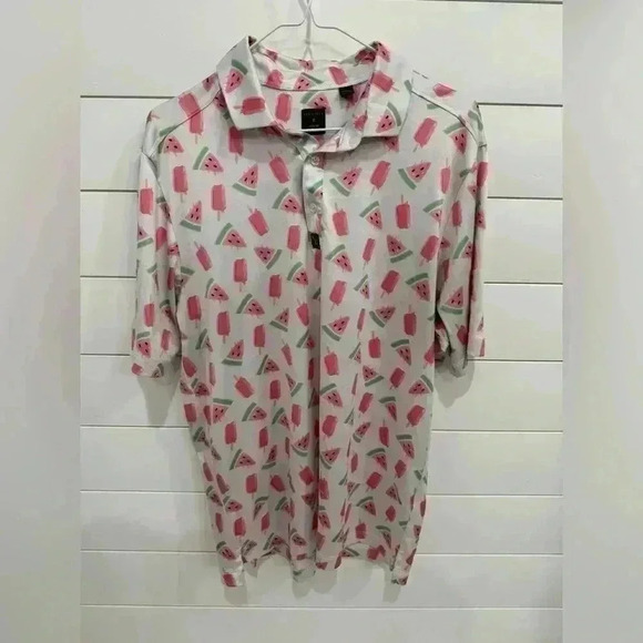 CONSTRUCT
Watermelon Print Polo - Picture 2 of 4